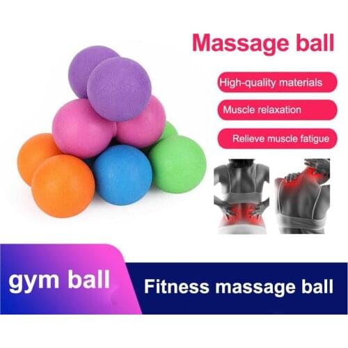 Peanut Massage Ball Single / Double Lacrosse Ball Trigger Point Pain Release Fascia Ball Fitness Massage Exercise Ball For Yoga
