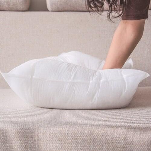 White Home Cushion Inner Filling Cotton-padded Pillow Core for Sofa Car Soft Pillow Cushion Insert Cushion Core Vacuum Packaging