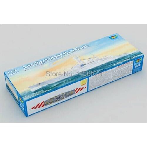 Free shipping Italian Navy Battleship Littorio Assembly Model kits Modle building Trumpeter 1/700 scale