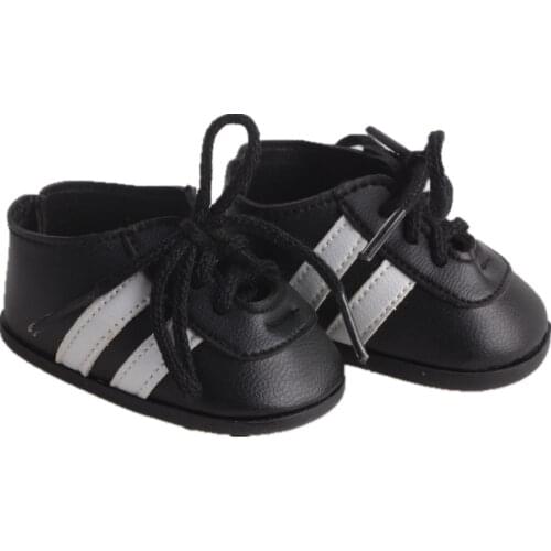 Doll Clothes Black shoes Wear fit 18 inch doll clothes,43cm Children best Christmas gift