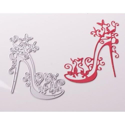 Metal High heels die cutting dies for Scrapbooking/DIY Easter wedding Halloween Easter card