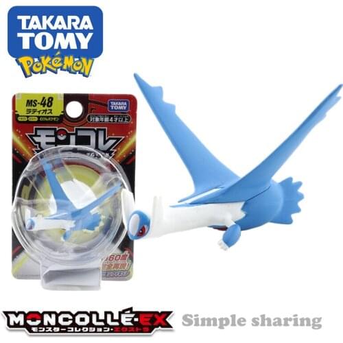 TAKARA TOMY Pocket Monsters Pokemon Moncolle MS-48 Latios Toy Mini Figure Collectible