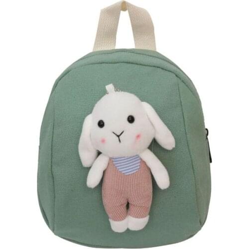 Nylon Kids Kindergarten School Backpacks Childrens Student Book Bags Animal Rabbit Infant School Bags for Baby Girls Boys Bags