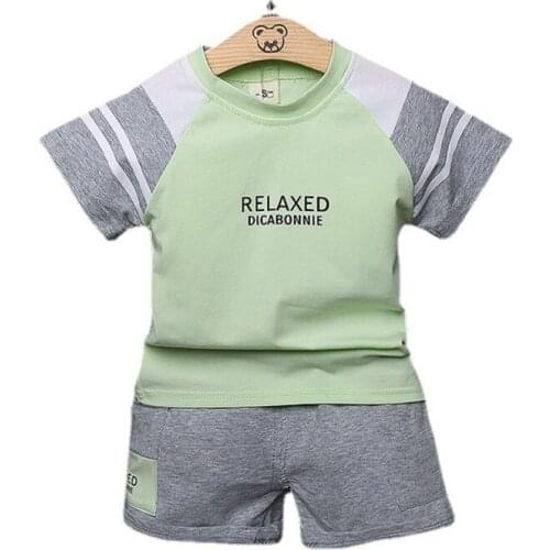 New Boys Clothing Summer Baby Girl Clothes Children Fashion T-Shirt Shorts 2Pcs/Set Toddler Casual Sport Costume Kids Tracksuits