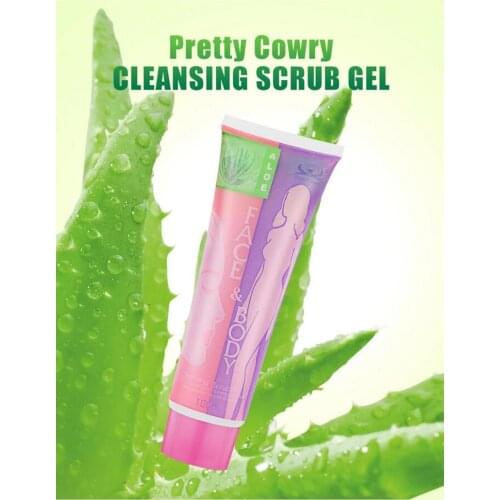 Dropship New Aloe Face Body Scrub Cleansing Exfoliating Gel Moisturizing Whitening Nourishing Scrub SkinCare Cream100ML