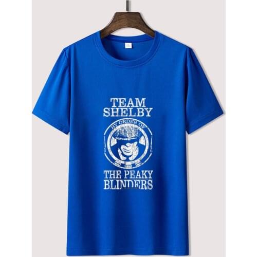 Peaky Blinder Tops & Tees Funky Shelby T Shirt Clothes Popular Shirt Cotton Tees Amazing Short Sleeve Unique unisex Tops