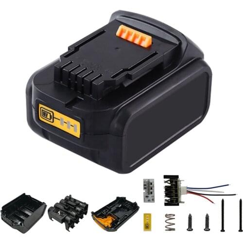 DCB140 14.4V Battery Plastic Case (no battery cell ) PCB Circuit Board LED For Dewalt 14.4V 3.0Ah 4.0Ah DCB140 Li-ion Battery