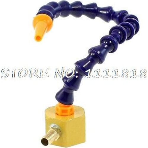 12mm Round Nozzle Flexible Plastic Water Oil Coolant Pipe w Magnetic Base