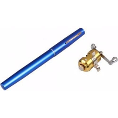 INFOF Mini Portable Pocket Fish Pen Aluminum Alloy Fishing Rod Pole Reel Combos Lightweight Ice Fishing Rods New Promotion