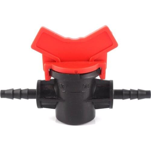 Agricultural Irrigation Valve Water Control Valve 4/7mm Hose Connector Garden Irrigation 1/2/5/10/20pcs