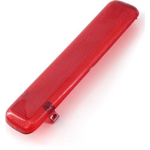 Door Panel Light Lens Reflector Driver Rear for Chevy GMC Trucks SUV 03-07 Left Side Trim RED