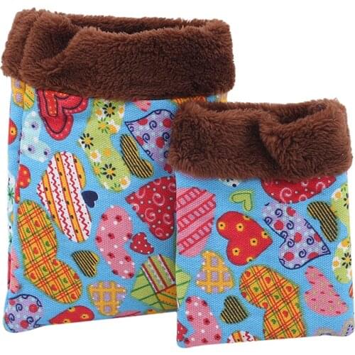 Guinea Pig Sack Hamster Nest Windproof Small Pet Hedgehog Squirrel Hamster Bed Guinea Pig Sleeping Bag Warm