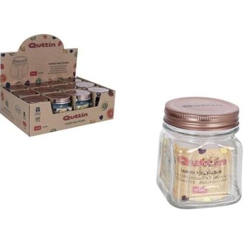 Transparent Glass Jar Quttin Multi-use 225 ml