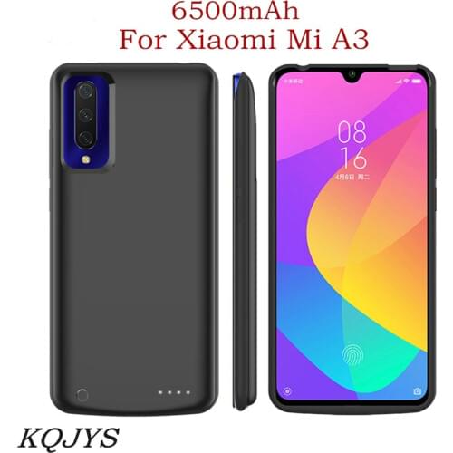 KQJYS External Power Bank Battery Charging Cover for Xiaomi Mi A3 Battery Case Backup Battery Charger Cases for Xiaomi Mi A3