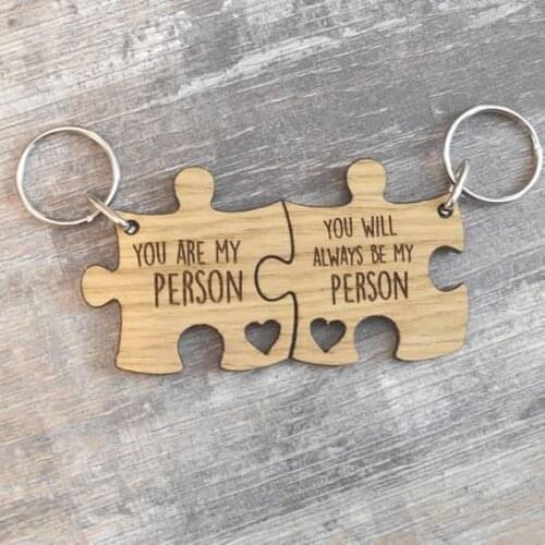 You're My Person You'll Always Be My Person Greys Anatomy Inspired Keyring Set