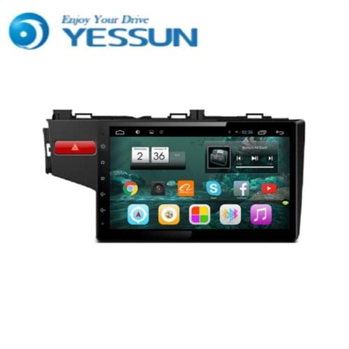 YESSUN Android Radio Car DVD Player For Honda Jazz Fit 2014~2018 stereo radio multimedia GPS navigation with WIFI Bluetooth