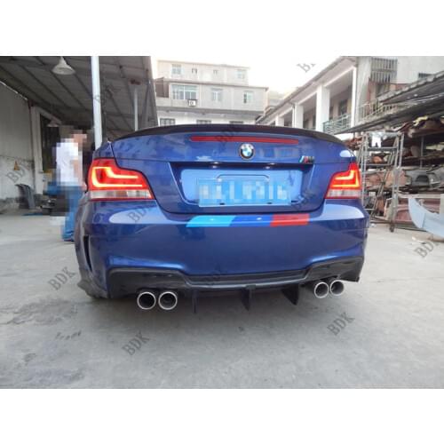 Fit for BMW 1 series 120i E82 E88 carbon fiber rear spoiler rear wing