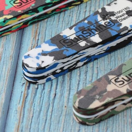 3pcs Nail Art Buffer Buffing Sanding Sponge File Polish Nail Manicure Tools