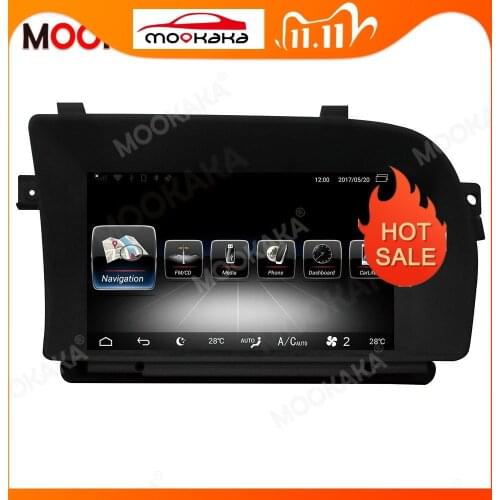 For Mercedes Benz W221 W216 S Class 2006 - 2013 Android 9.0 64G Car Stereo Multimedia Player Auto Radio GPS Navigation Head Unit