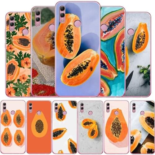 Papaya Phone Case For Huawei Mate9 10 20 30 Pro lite for honor 9 10 20 30 Lite Pro soft Back Cover