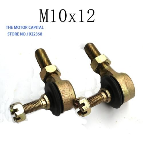 Good quality M10x12 Metal Motorcycle Tie Rod Ball Joint fit ATV Quad Turn joint ball rod Spare Parts