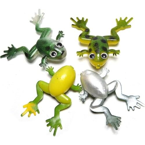 10 Pcs/set Minnow Soft Ray Frog Bait Simulation Artificial Fishing Lure Tackle