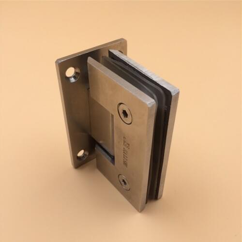 JLS stainless steel bathroom bathroom glass door hinge hinge clip shower glass hinge 90 spring hinge