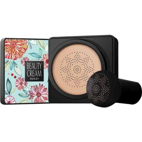 Korean Mushroom Head BB Air Cushion Foundation CC Cream Concealer Whitening Makeup Cosmetic Brighten Face Base Waterproof