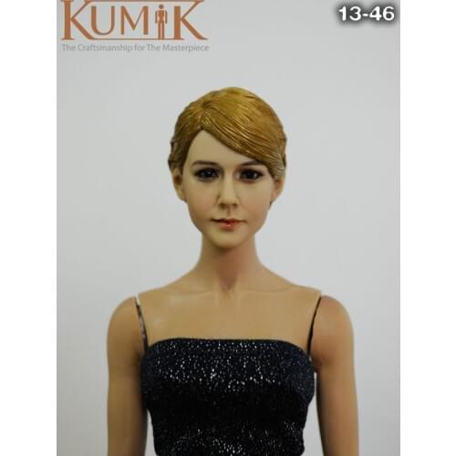 KUMIK KM13-46 1/6 Female HEAD Sculpt Head Carvings for 12"collectible Action Figures DIY