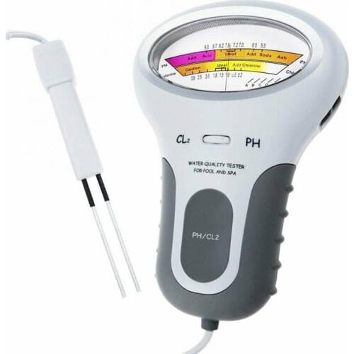 New Swimming Pool Water Quality Tester PH Meter Portable Measure Water Quality Swimming Pool CL2 Chlorine Tester -UK