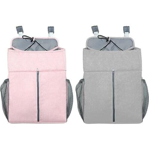 Baby Bed Organizer Newborn Crib Diaper Storage Hanging Bags Infant Nursing Bags 4X7C