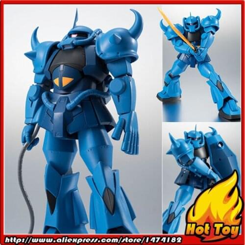 Original BANDAI Tamashii Nations Robot Spirits No.201 Action Figure - MS-07B Gouf ver. A.N.I.M.E. from "Mobile Suit Gundam"