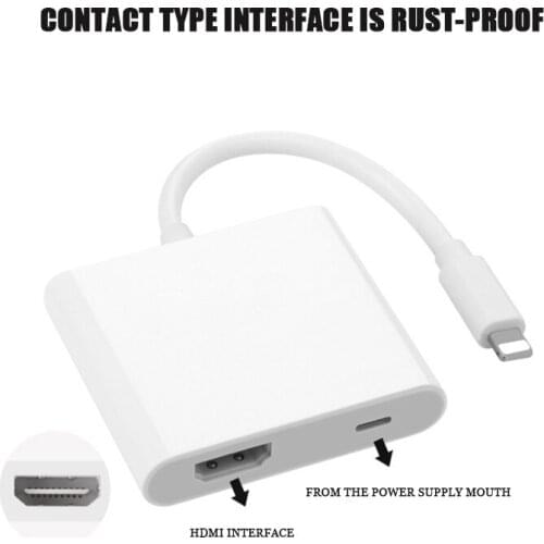 For Apple Mobile Phone To TV Projection Adapter Lightning To HDMI Hd Cable