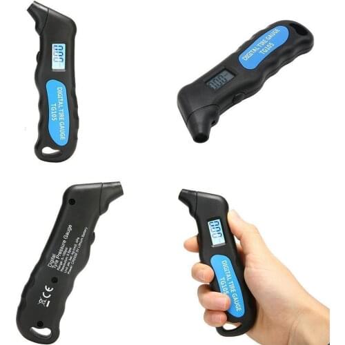 TG105 Digital Car Tire Tyre Air Pressure Gauge Meter Truck Barometers Display LCD Manometer Tester Motorcycle For Car Bike I4D3