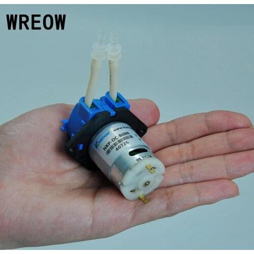 Water Analytical Liquid Aquarium Lab Chemical DC 3V 6V 12V 24V Micro Self-priming Mute Peristaltic Pump Lab Dosing Analytical
