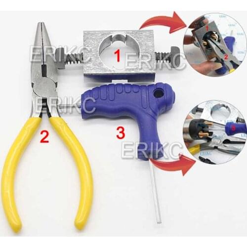 Take Out Solenoid Valve Separator Tool Control Valve Disassembly Tools For BOSCH 0445120 Injector Valve F00RJ02697 F00RJ02703