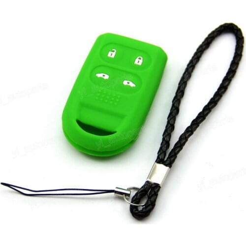 Green Silicone Case Cover Holder Fit For Honda Remote Smart Key 4 Buttons ODDY4GR OUCG8D-399H-A