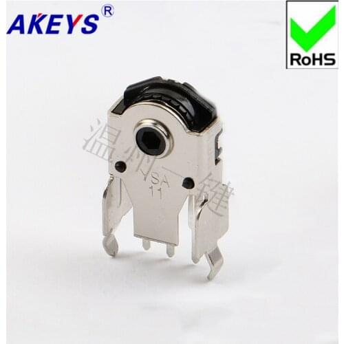 10 PCS Black BM-YSA middle hole 11H mouse encoder accessory 11mm roller decoder rolling switch
