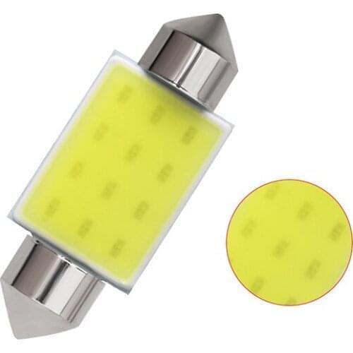 1X Festoon 31mm 36mm 39mm 41mm Car Led Light Bulb Super bright Auto Dome light Interior Reading Light Licence Light 12V white