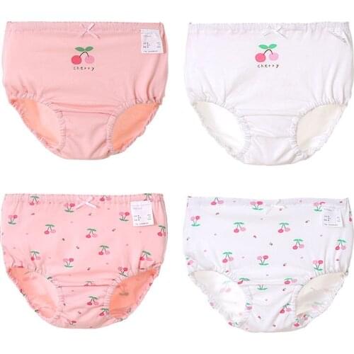 4Pcs/Lot Girls Panties Childrens Shorts Panties For Baby Girl Toddler Boxers Cartoon Cotton Teenager Underpants Kids Underwear