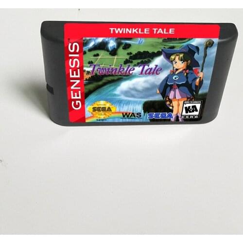 Twinkle Tale - 16 Bit MD Game Card for Sega Megadrive Genesis Video Game Console Cartridge