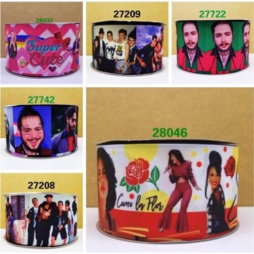 Free shipping 50 yard cartoon printed grosgrain ribbon 28046