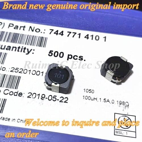 Free Shipping 7447714101 7447714220 WE-PD.101 22UH 10UH 100 150 330 102 470 6R8 10x10x5mm Ferrite Winding Inductor 100UH