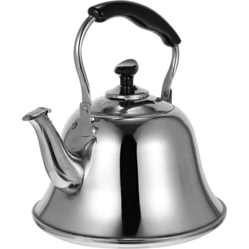 1.5/2L Stainless Steel Whistling Tea Kettle Stovetops Enamel Food Grade Tea Pot With Heat-Proof Handle For Gas Induction Cookers