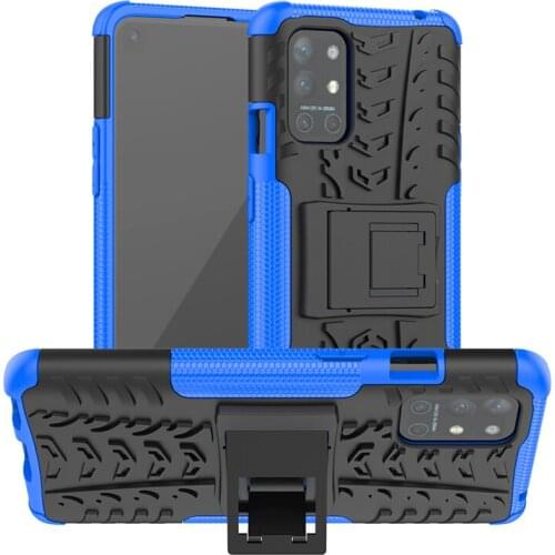 For Oneplus 9R Case Cover Anti-knock Heavy Duty Armor Stand Back Cover One Plus 9 R Pro Silicon Phone Bumper Case For Oneplus 9R