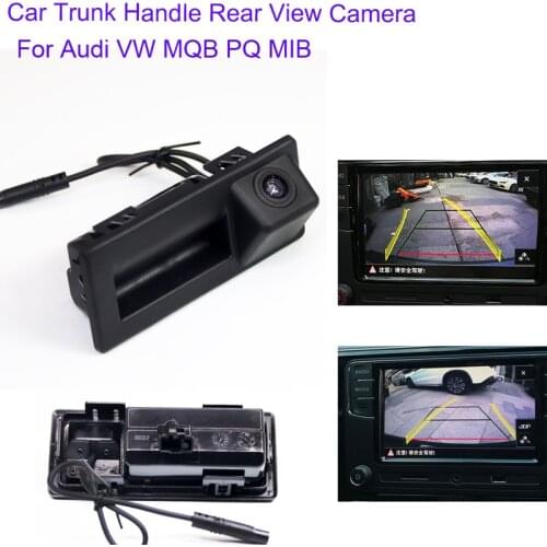 RCD330 Night Vision Car Trunk Handle Rear View Camera for Audi A4L 2017 Volkswagen VW Teramont C-TREK Touran L Tiguan