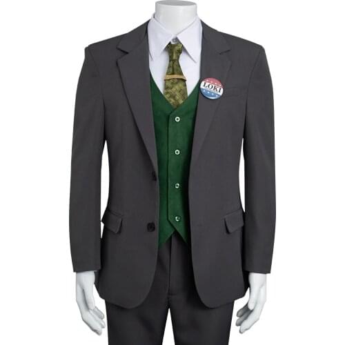 Loki Cosplay Costume Outfits Halloween Carnival Suit Adult Outfit