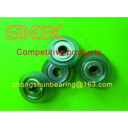 SPress paper round bill sorting machine ATM PU Bearings Printing press PU roller 624 Size:4*18*5 4*16*5