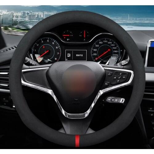 MIDOON Carbon Fiber Leather Car Steering Wheel Cover For Chevrolet Cruze Captiva Lacetti Aveo Niva Spark Sonic Trax Camaro