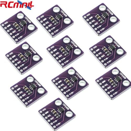 10Pcs GY-MCP3421 Conversion Board Module High Precision I2C SOT23-6 18bits A/D Digital to Analog Signals I2C Converter Module